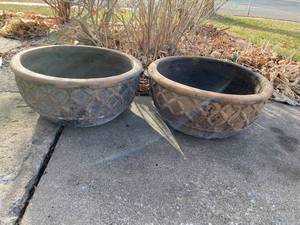 Cement Plant Stands and Planters