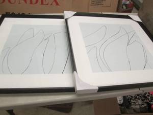 lot 1 image: Pair of Threshold 24x24 inch Wall A...