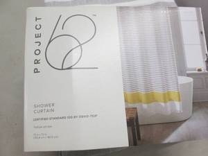 lot 54 image: Project 62 Shower Curtain, King Bed...