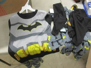 lot 55 image: 2- Size 2T Batman PJs, Size 5 Batm...