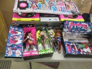 lot 72 image: 4 Dolls & Accessories...