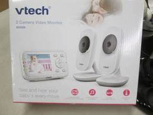 lot 99 image: Vtech 2 Camera Video Monitor open b...
