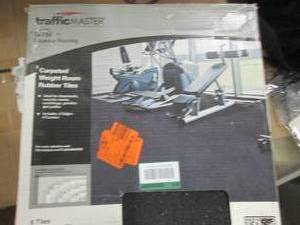 lot 120 image: Traffic Master Gym Modular Flooring...
