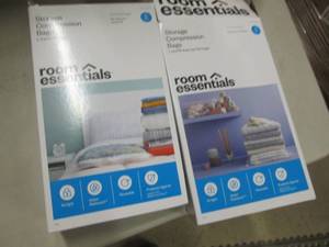 lot 128 image: 2 Boxes of Storage Compression Bags...