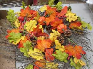 lot 133 image: Fall Wreath...