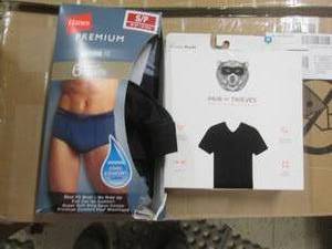 lot 144 image: 6 pr Hanes Premium Mens Small Brie...