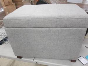 lot 180 image: Threshold Essex Storage Ottoman- sl...