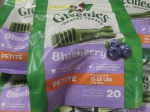 lot 190 image: 5 pks Greenies Dental Treats...
