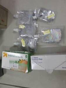 lot 195 image: Sandwich Bags & Glitter Pouches...