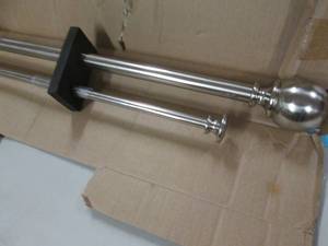 lot 196 image: Double Curtain Rod missing one end...