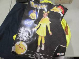 lot 202 image: Size 7-8 Pikachu Costume...