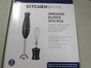lot 233 image: KitchenSmith Immersion Blender with...
