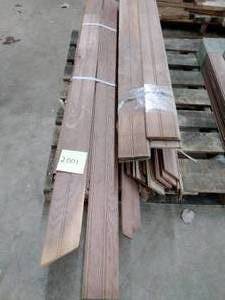lot 1 image: 516 Black Walnut Wainscot (3 14 W x 3 - 4 Lengths)