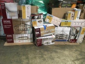 Pallet with assorted lighting various brands and models open box see pictures