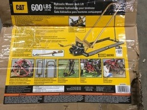 Cat 600 lb. Mower Jack see pictures