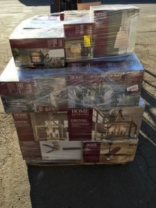 Pallet of Home Decorator ceiling fans see pictures various models open box