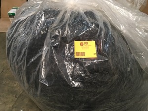 Noble House 5 ft. Black Microfiber Double-Seamed Bean Bag see pictures