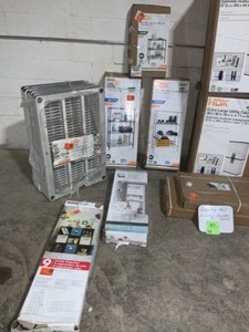ASSORTED HDX SHELVING & STORAGE UNITS UTILITY CABINETS AND MORE SEE PICS