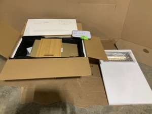 Glacier Bay All-in-One Undermount Stainless Steel 33 in. 5050 Double Bowl Workstation Kitchen Sink with Faucet and Accessories Complete Not used See pics