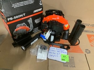 ECHO 216 MPH 517 CFM 58.2cc Gas 2-Stroke Cycle Backpack Leaf Blower with Tube Throttle See pics
