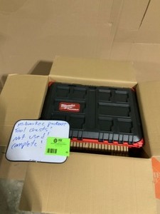 Milwaukee PACKOUT 22 in. Modular Tool Box Storage System Not used See pics