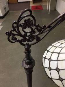 Ornate Stained Glass Floor Lamp