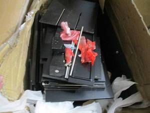 lot 72 image: Black Mystery Cabinet looks like s...