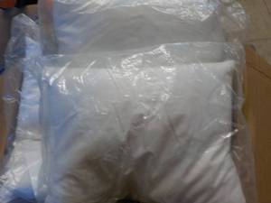 lot 17 image: 2 - 10 x 14 Williams Sonoma Pillows...