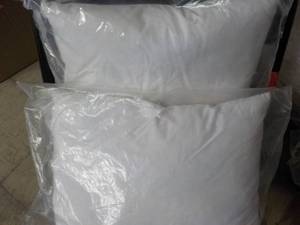 lot 21 image: 2 - 10 x 14 Williams Sonoma Pillows...