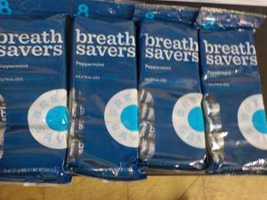 lot 39 image: 4 Pkgs Breath Savers Peppermint 8 ...
