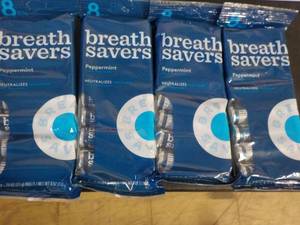 lot 40 image: 4 Pkgs Breath Savers Peppermint 8 ...