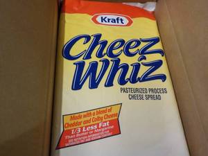 lot 52 image: 6.5 lb. Bag Kraft Cheez Whiz best ...