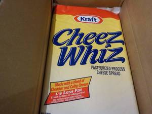 lot 53 image: 6.5 lb. Bag Kraft Cheez Whiz best ...