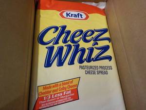 lot 55 image: 6.5 lb. Bag Kraft Cheez Whiz best ...
