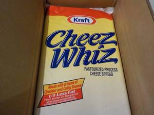 lot 56 image: 6.5 lb. Bag Kraft Cheez Whiz best ...