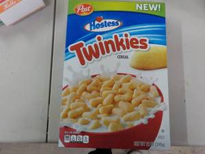 lot 124 image: 12 Boxes of Hostess Twinkie Cereal ...