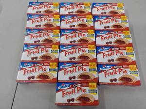 lot 131 image: Hostess Cherry Fruit Pie 4.5 oz 16...