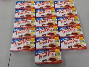 lot 133 image: Hostess Cherry Fruit Pie 4.5 oz 16...