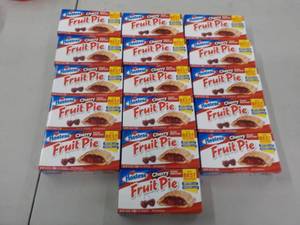 lot 134 image: Hostess Cherry Fruit Pie 4.5 oz 16...