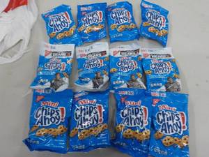 lot 149 image: Mini Chips Ahoy 3 oz Bags near or...
