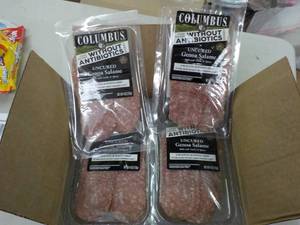 lot 184 image: Uncured Genoa Salami 12 packages...