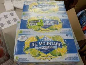 lot 194 image: 3 boxes of Ice Mountain Sparkling W...