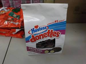 lot 202 image: Hostess Donettes Frosted Mini Donu...