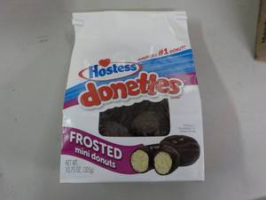 lot 204 image: Hostess Donettes Frosted Mini Donu...