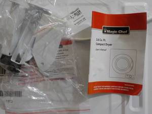 lot 91 image: Magic Chef 2.6 cu ft Compact Dryer...