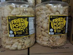 lot 220 image: 2 - 16 oz Jug Fried Pork Rinds...