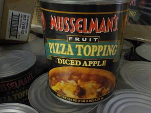 lot 230 image: 7.2 lb. can Musselmans Diced Apple ...