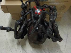 lot 265 image: Giant Black Spider with Red Eyes fo...