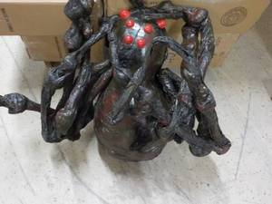 lot 266 image: Giant Black Spider with Red Eyes fo...