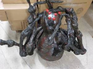 lot 267 image: Giant Black Spider with Red Eyes fo...